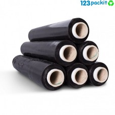 ★ Black pallet wrap stretch film Roll 200mt / 650 ft ★